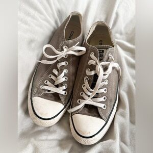 Converse Taupe Canvas Sneakers